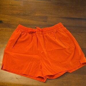 Bright Orange Athletic Shorts